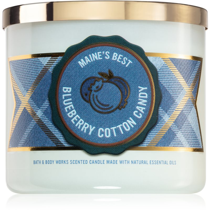 Bath & Body Works Blueberry Cotton Candy ароматна свещ I. 411 гр. - Аромат - Сравни цени от 1 магазин с безплатна доставка