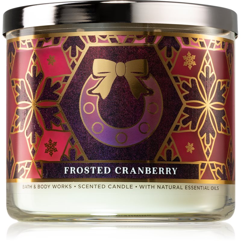 Bath & Body Works Frosted Cranberry ароматна свещ II. 411 гр. - Аромат - Сравни цени от 1 магазин с безплатна доставка