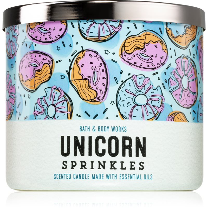 Bath & Body Works Unicorn Sprinkles ароматна свещ 411 гр. - Аромат - Сравни цени от 1 магазин с безплатна доставка