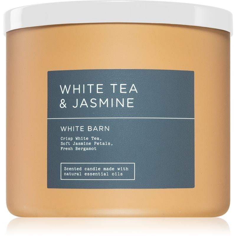 Bath & Body Works White Tea & Jasmine ароматна свещ 411 гр. - Аромат - Сравни цени от 1 магазин с безплатна доставка