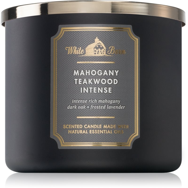 Bath & Body Works Mahogany Teakwood Intense ароматна свещ 411 гр. - Аромат - Сравни цени от 1 магазин с безплатна доставка