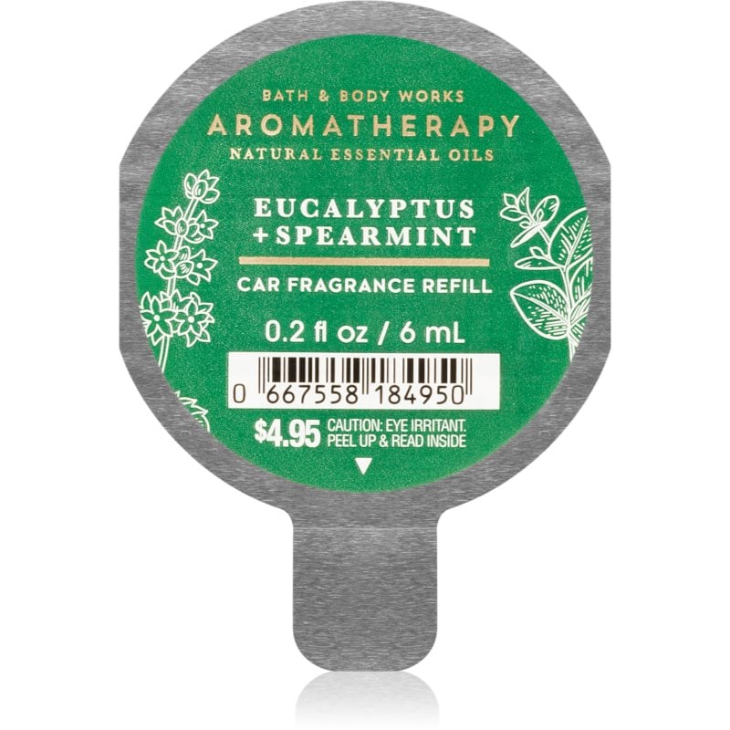 Bath & Body Works Eucalyptus Spearmint aроматизатор за автомобил пълнител
