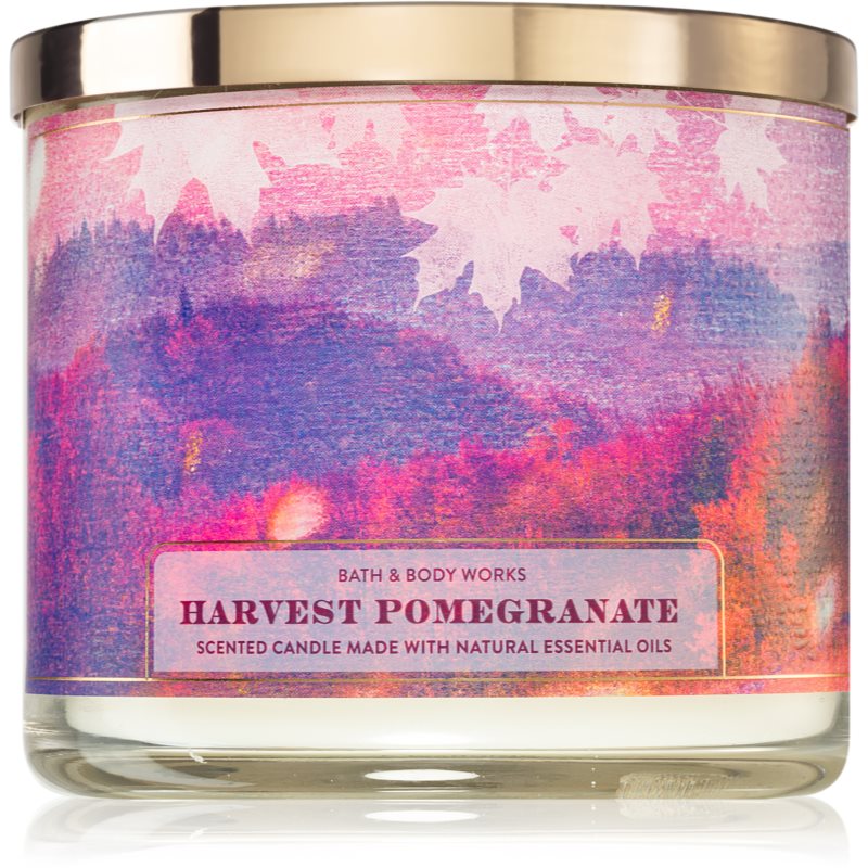 Bath & Body Works Harvest Pomegranate ароматна свещ 411 гр. - Аромат - Сравни цени от 1 магазин с безплатна доставка