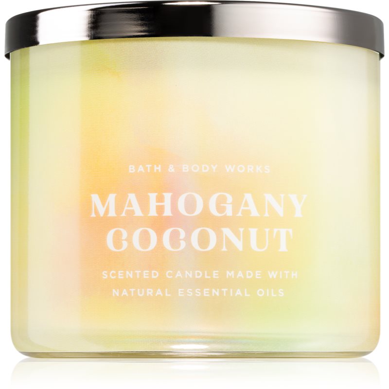 Bath & Body Works Mahagony Coconut ароматна свещ V. 411 гр. - Аромат - Сравни цени от 1 магазин с безплатна доставка