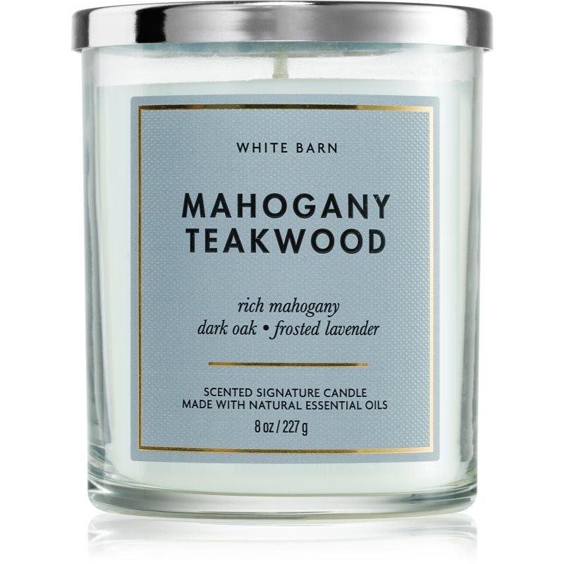 Bath & Body Works Mahogany Teakwood ароматна свещ 227 гр. - Аромат - Сравни цени от 1 магазин с безплатна доставка
