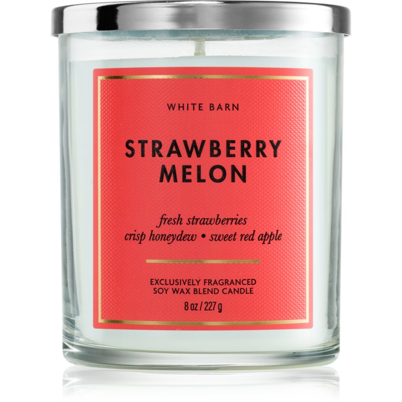 Bath & Body Works Bath & Body Works Strawberry Melon ароматна свещ 227 гр. - Унисекс парфюм 227мл - Сравни цени от 1 магазин с безплатна доставка