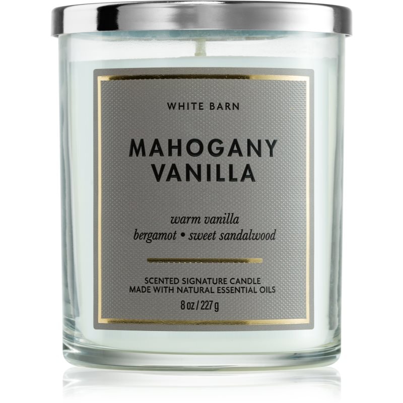 Bath & Body Works Bath & Body Works Mahogany Vanilla ароматна свещ 227 гр. - Унисекс парфюм - Сравни цени от 1 магазин с безплатна доставка