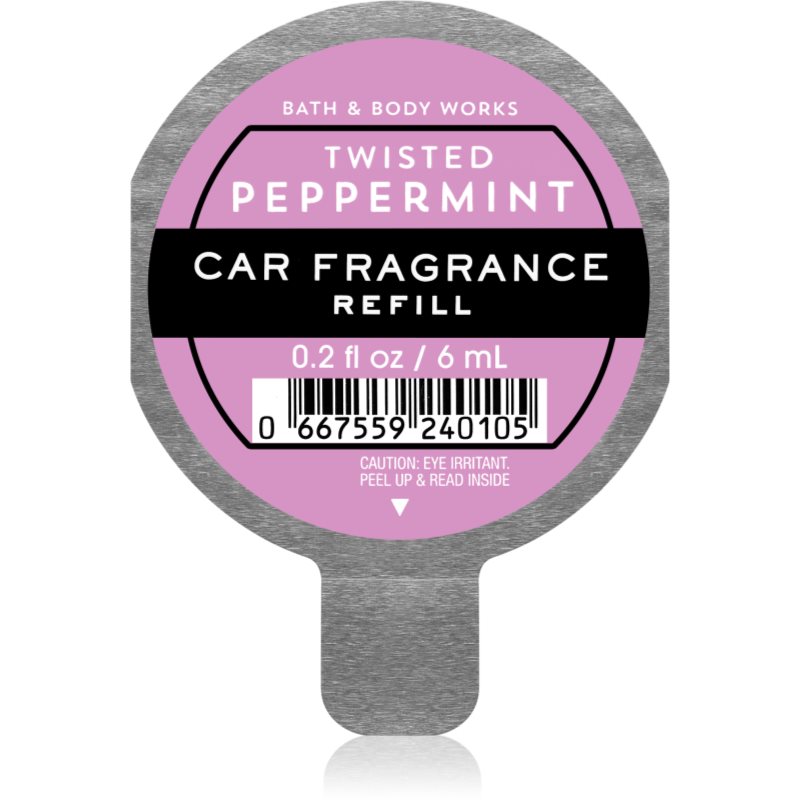 Bath & Body Works Twisted Peppermint aроматизатор за автомобил пълнител - Аромат - Сравни цени от 1 магазин с безплатна доставка
