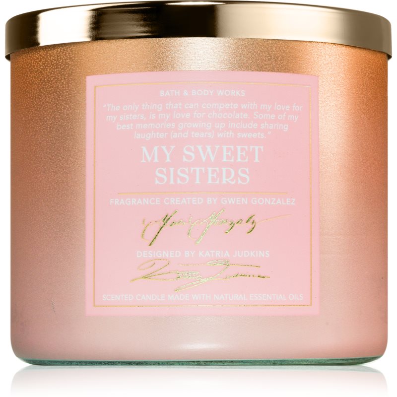 Bath & Body Works Bath & Body Works My Sweet Sisters ароматна свещ 411 гр. - Унисекс парфюм 411мл - Сравни цени от 1 магазин с безплатна доставка