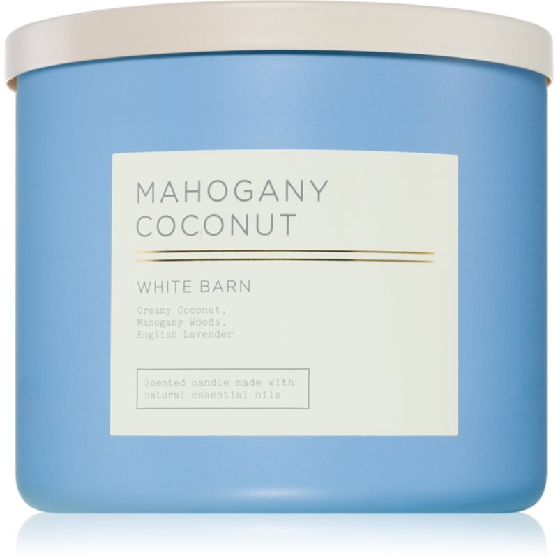 Bath & Body Works Mahogany Coconut ароматна свещ 411 гр. - Аромат - Сравни цени от 1 магазин с безплатна доставка