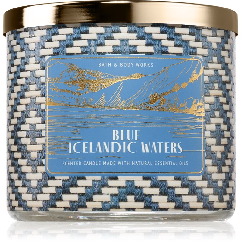 Bath & Body Works Blue Icelandic Waters ароматна свещ 411 гр. - Аромат - Сравни цени от 1 магазин с безплатна доставка