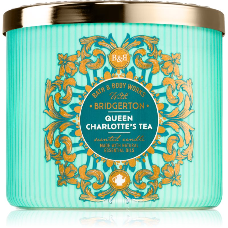 Bath & Body Works Bridgerton Queen Charlotte's Tea ароматна свещ 411 гр. - Аромат - Сравни цени от 1 магазин с безплатна доставка