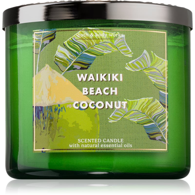 Bath & Body Works Waikiki Beach Coconut ароматна свещ 411 гр. - Аромат - Сравни цени от 1 магазин с безплатна доставка