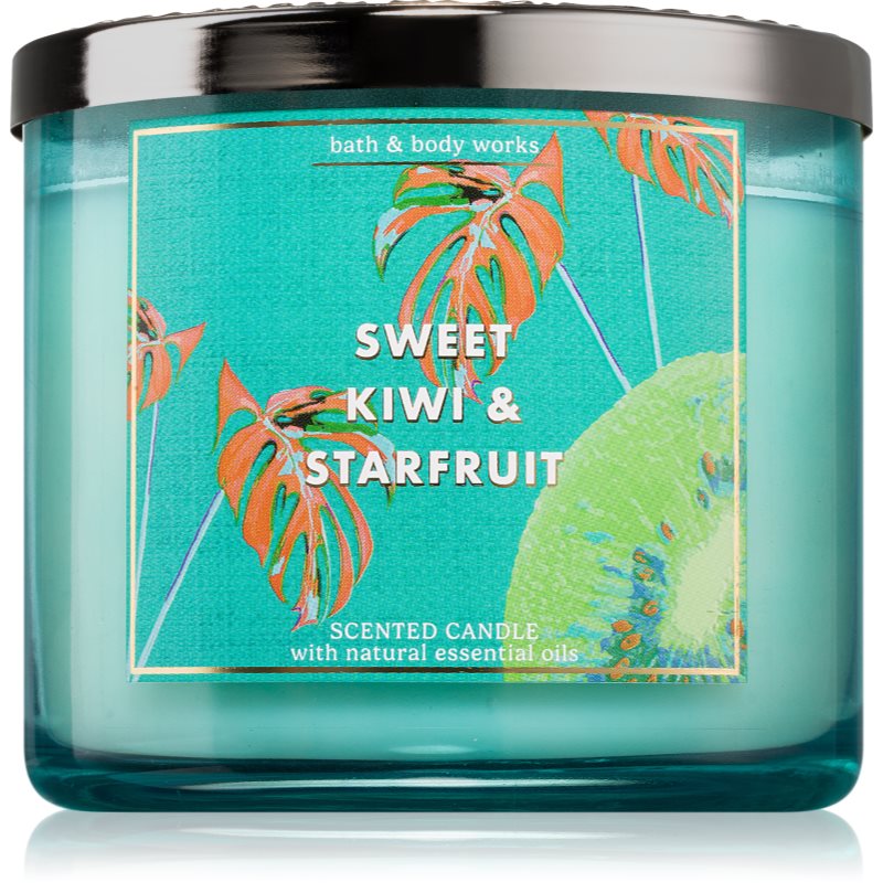 Bath & Body Works Bath & Body Works Sweet Kiwi & Starfruit ароматна свещ 411 гр. - Унисекс парфюм 411мл - Сравни цени от 1 магазин с безплатна доставка
