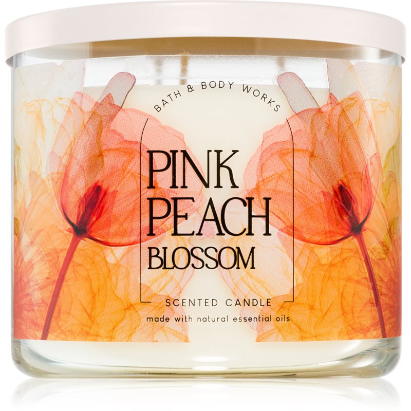 Bath & Body Works Pink Peach Blossom ароматна свещ 411 гр. - Аромат - Сравни цени от 1 магазин с безплатна доставка