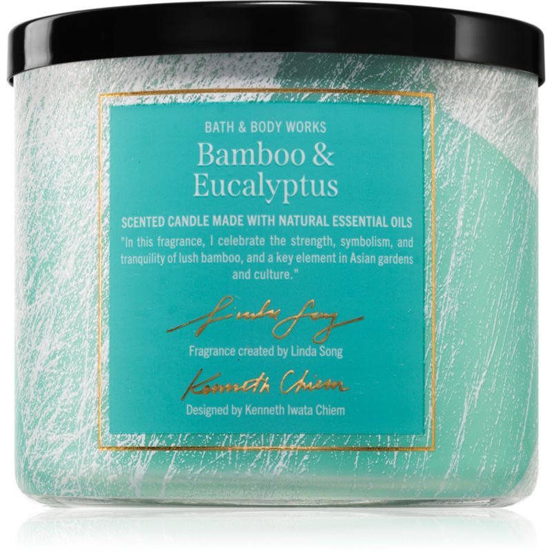 Bath & Body Works Bamboo & Eucalyptus ароматна свещ 411 гр. - Аромат - Сравни цени от 1 магазин с безплатна доставка