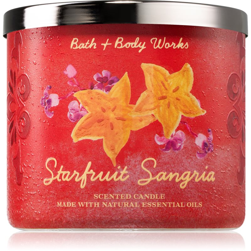 Bath & Body Works Starfruit Sangria ароматна свещ 411 гр. - Аромат - Сравни цени от 1 магазин с безплатна доставка