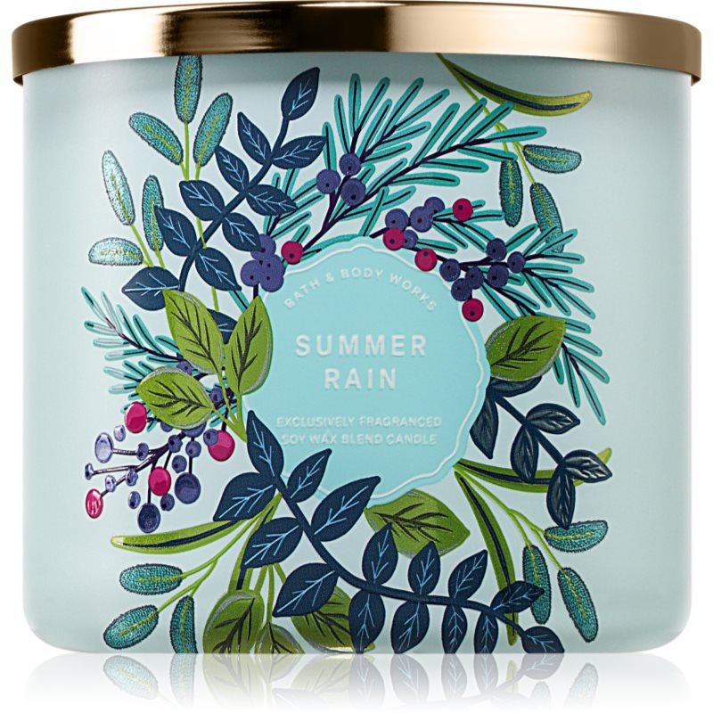 Bath & Body Works Summer Rain ароматна свещ 411 гр. - Аромат - Сравни цени от 1 магазин с безплатна доставка