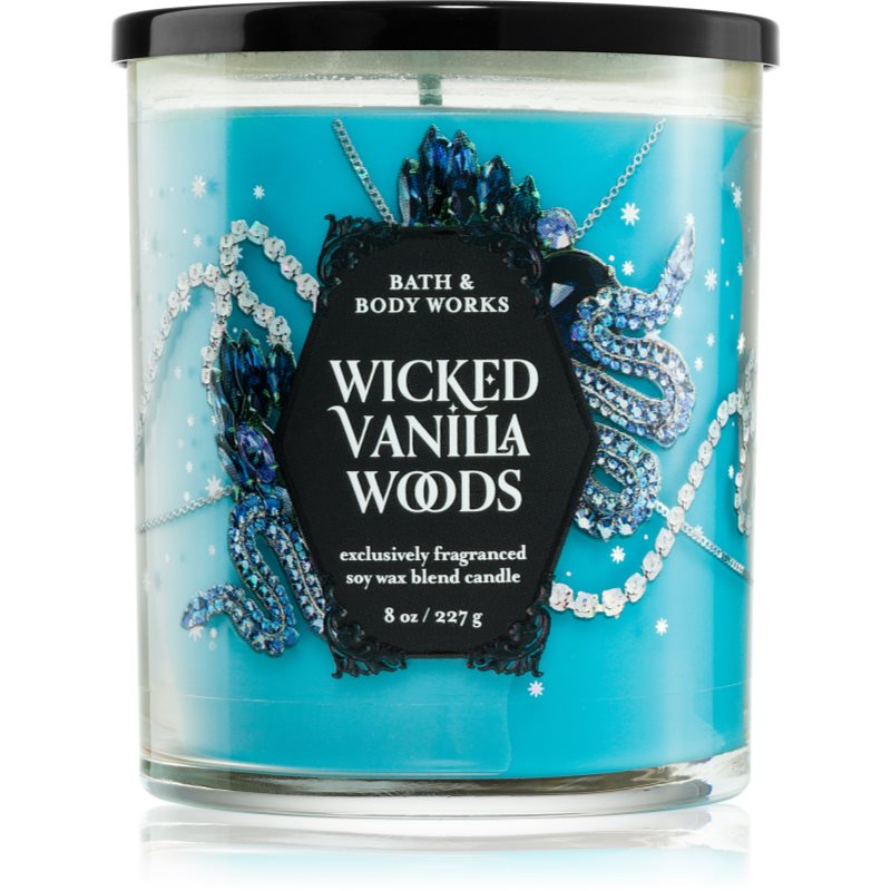 Bath & Body Works Bath & Body Works Wicked Vanilla Woods ароматна свещ 227 гр. - Унисекс парфюм 227мл - Сравни цени от 1 магазин с безплатна доставка
