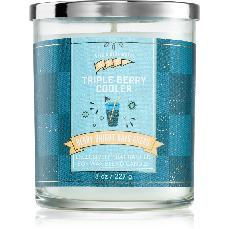 Bath & Body Works Triple Berry Cooler ароматна свещ 227 гр. - Аромат - Сравни цени от 1 магазин с безплатна доставка