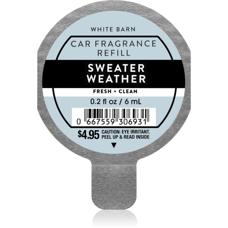 Bath & Body Works Bath & Body Works Sweater Weather aроматизатор за автомобил пълнител - Унисекс парфюм 6мл - Сравни цени от 1 магазин с безплатна доставка