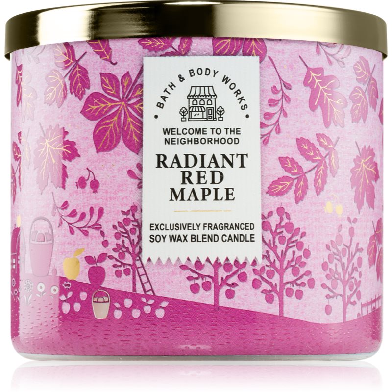 Bath & Body Works Radiant Red Maple ароматна свещ 411 гр. - Аромат - Сравни цени от 1 магазин с безплатна доставка