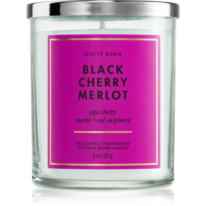 Bath & Body Works Black Cherry Merlot свещ 227 гр. - Аромат - Сравни цени от 1 магазин с безплатна доставка