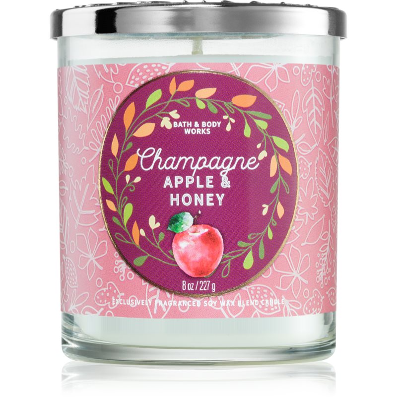 Bath & Body Works Champagne Apple & Honey ароматна свещ 227 гр. - Аромат - Сравни цени от 1 магазин с безплатна доставка