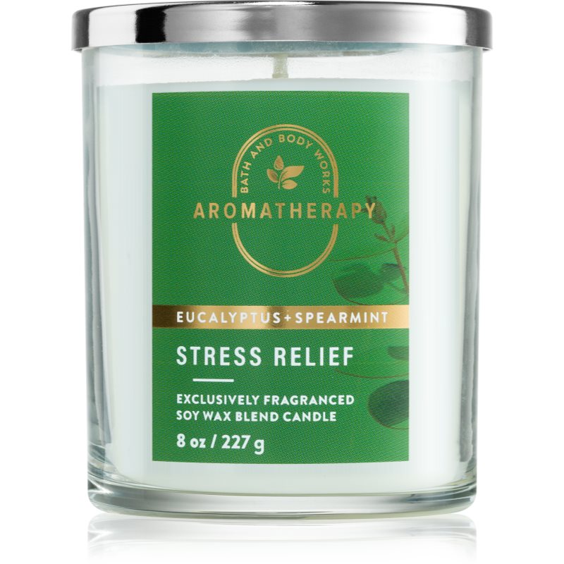 Bath & Body Works Stress Relief Eukalyptus Spearmint ароматна свещ 227 гр. - Аромат - Сравни цени от 1 магазин с безплатна доставка