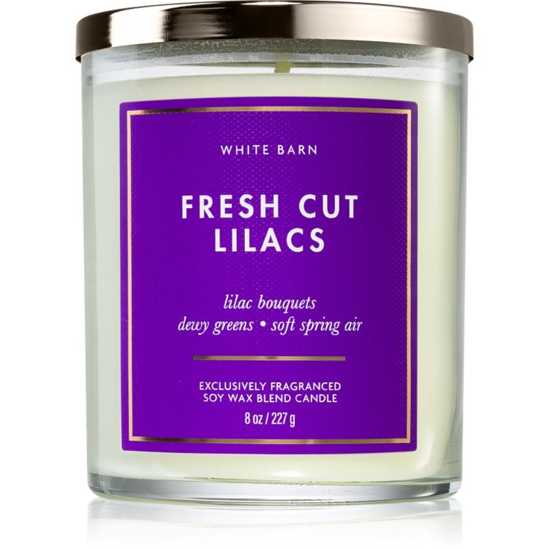 Bath & Body Works Fresh Cut Lilacs ароматна свещ 227 гр.