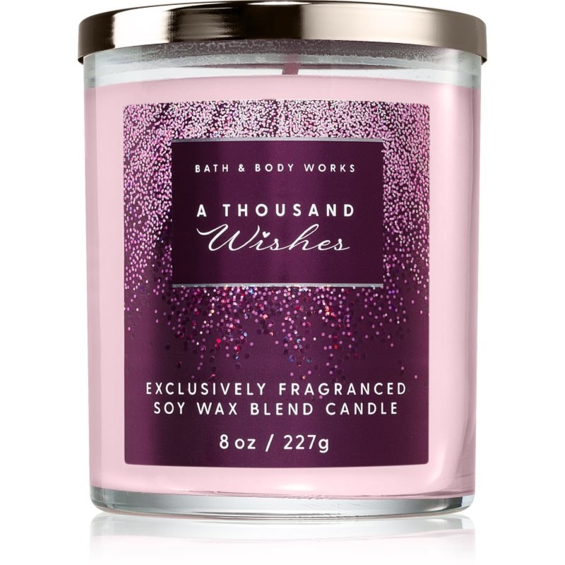 Bath & Body Works A Thousand Wishes ароматна свещ 227 гр. - Аромат - Сравни цени от 1 магазин с безплатна доставка