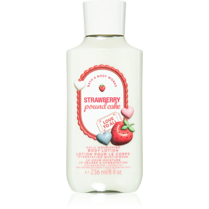 Bath & Body Works Strawberry Pound Cake тоалетно мляко за тяло - Грижа за тяло - Сравни цени от 1 магазин с безплатна доставка