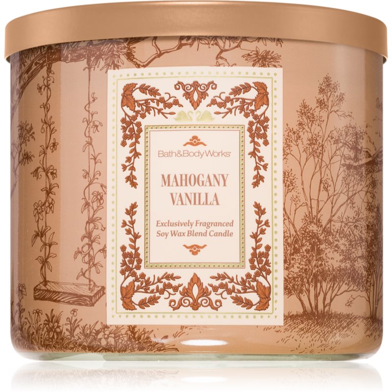 Bath & Body Works Mahogany Vanilla ароматна свещ 411 гр. - Аромат - Сравни цени от 1 магазин с безплатна доставка