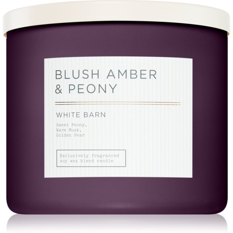 Bath & Body Works Blush Amber Peony ароматна свещ - Аромат - Сравни цени от 1 магазин с безплатна доставка