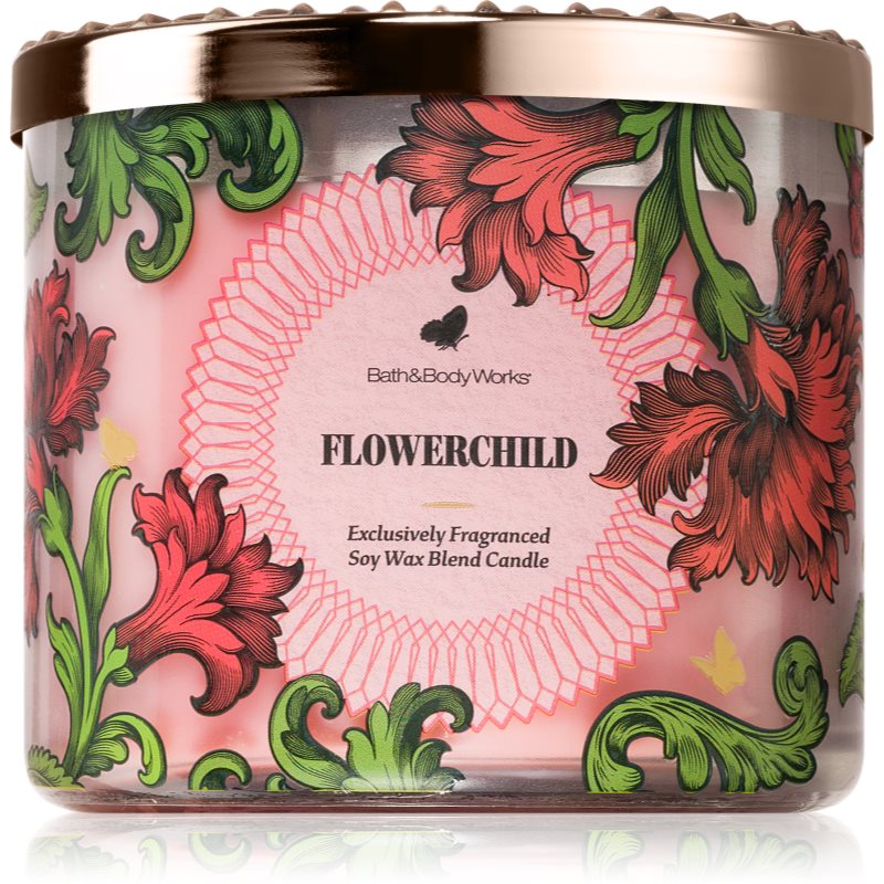 Bath & Body Works Flowerchild ароматна свещ 411 гр. - Аромат - Сравни цени от 1 магазин с безплатна доставка