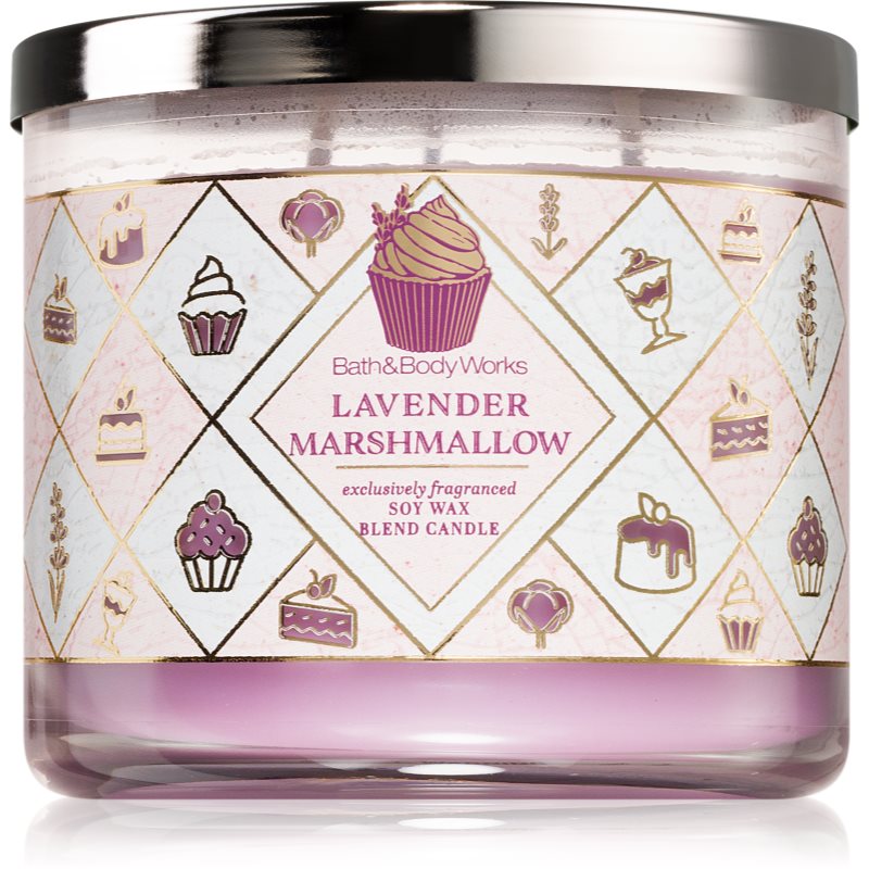 Bath & Body Works Lavender Marshmallow ароматна свещ 411 гр. - Аромат - Сравни цени от 1 магазин с безплатна доставка