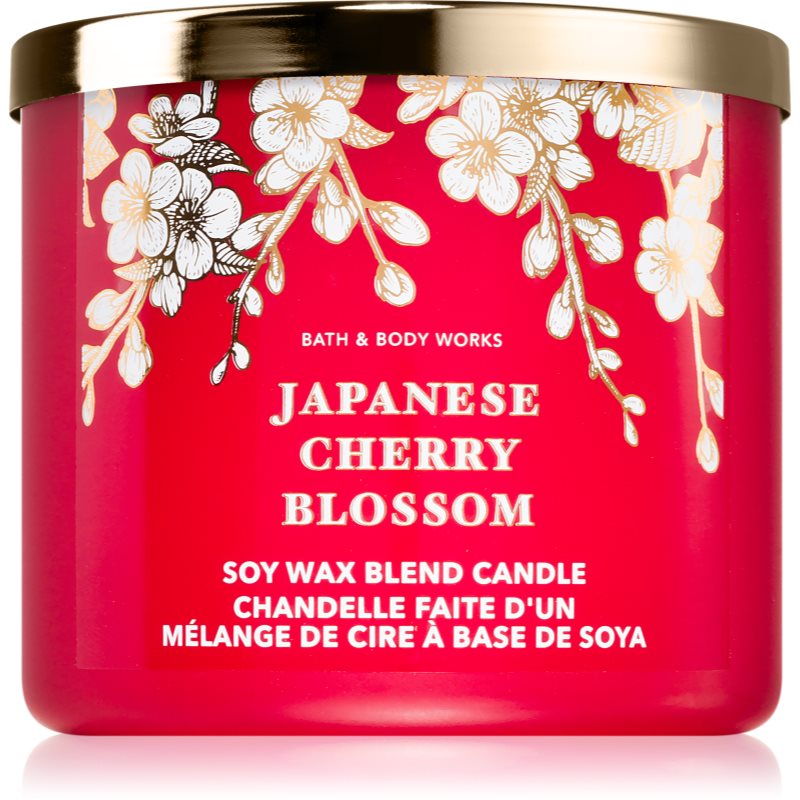 Bath & Body Works Japanese Cherry Blossom ароматна свещ 411 гр. - Аромат - Сравни цени от 1 магазин с безплатна доставка