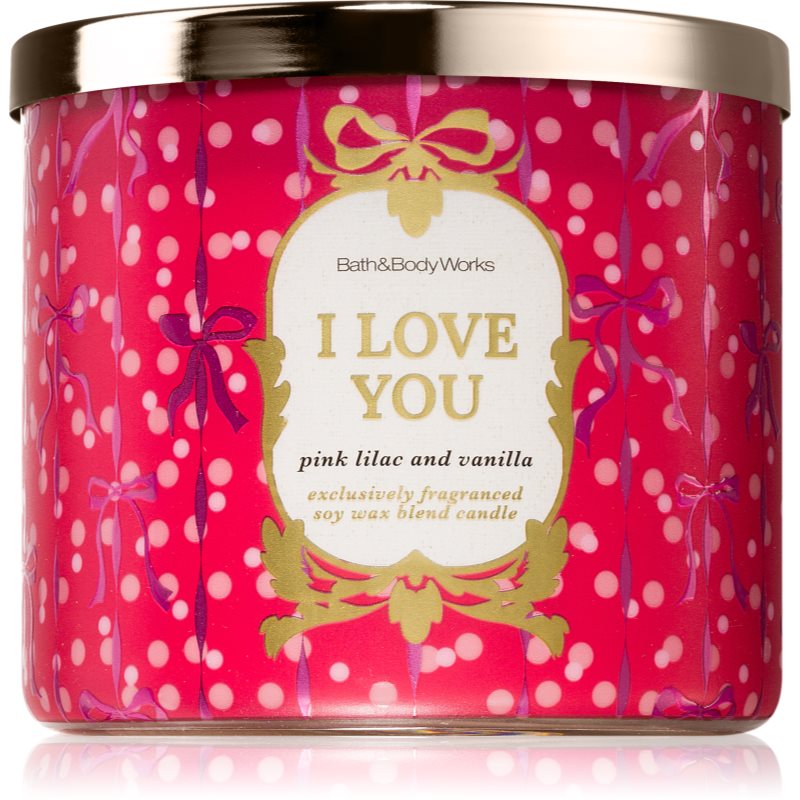 Bath & Body Works I Love You ароматна свещ 411 гр. - Аромат - Сравни цени от 1 магазин с безплатна доставка