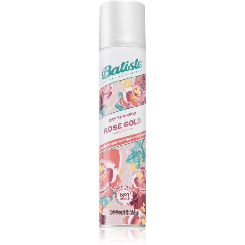 Batiste Rose Gold сух шампоан за абсорбиране на излишния себум а освежаване на косата