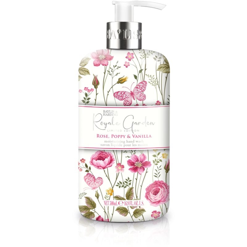 Baylis & Harding Baylis & Harding Royale Garden Rose, Poppy & Vanilla течен сапун за ръце - Унисекс парфюм - Сравни цени от 1 магазин с безплатна доставка