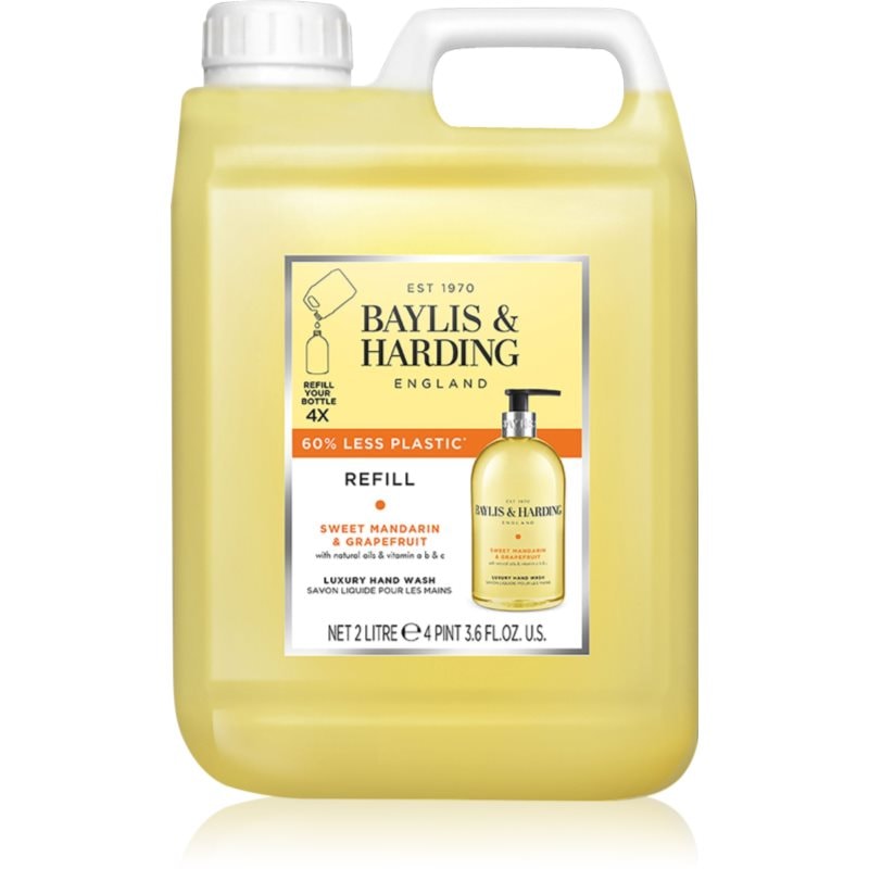 Baylis & Harding Sweet Mandarin & Grapefruit течен сапун за ръце пълнител Refill - Грижа за тяло - Сравни цени от 1 магазин с безплатна доставка