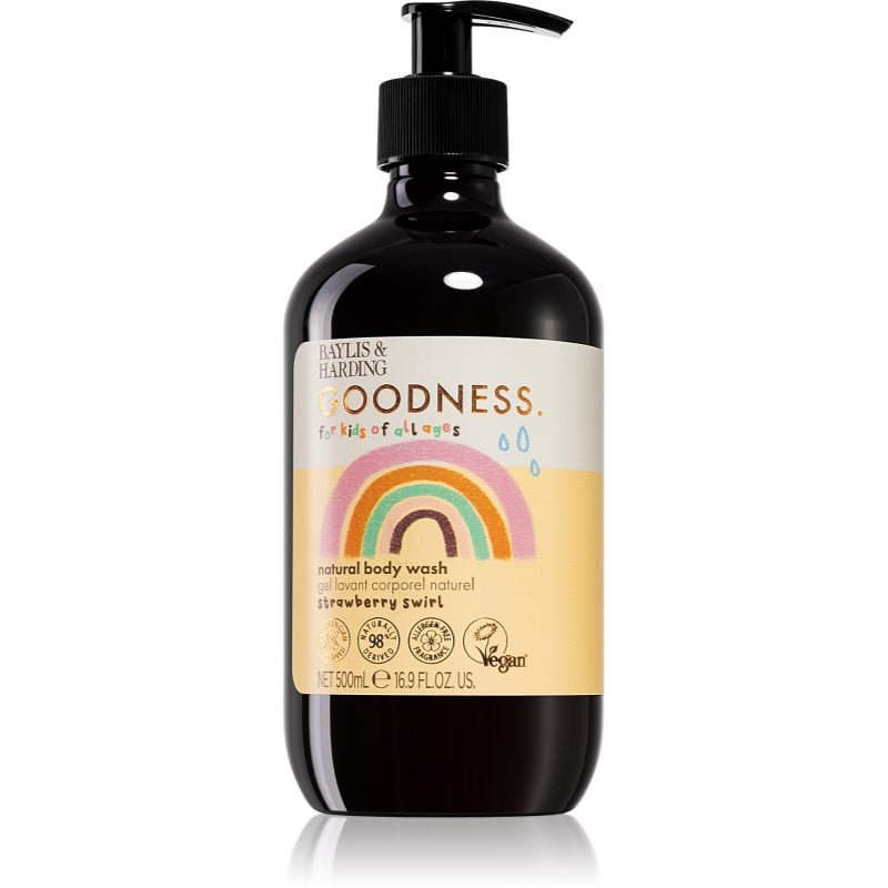 Baylis & Harding Goodness Strawberry Swirl нежен измиващ гел за деца от раждането им
