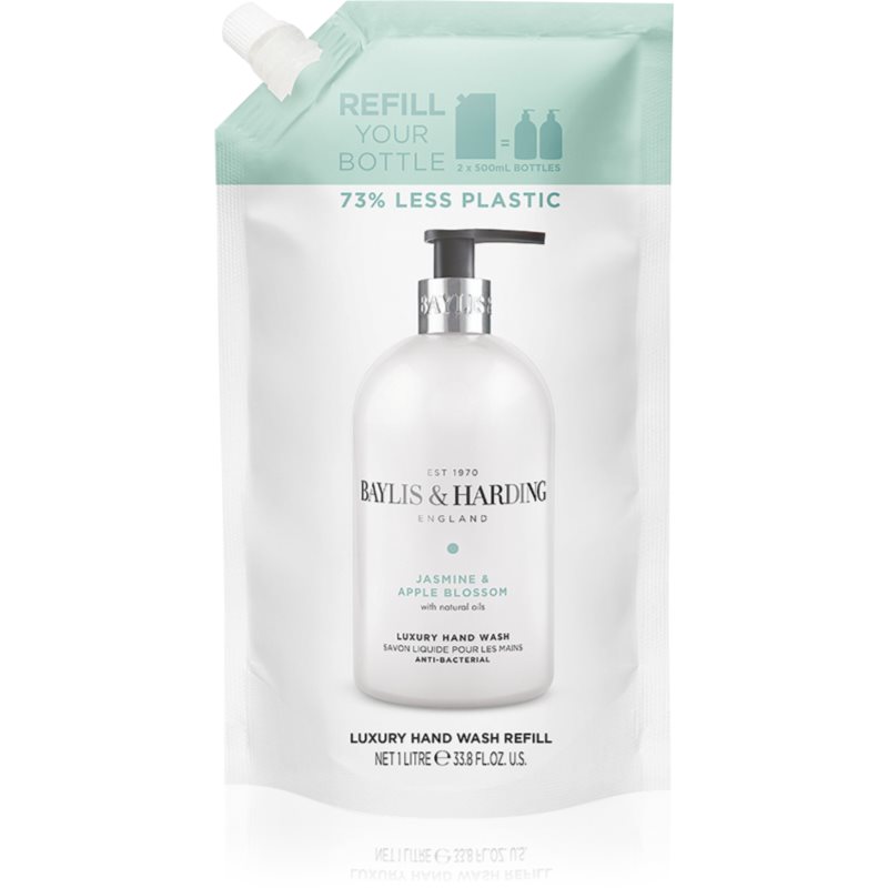 Baylis & Harding Baylis & Harding Jasmine & Apple Blossom течен сапун за ръце пълнител - Унисекс парфюм 1000мл - Сравни цени от 1 магазин с безплатна доставка
