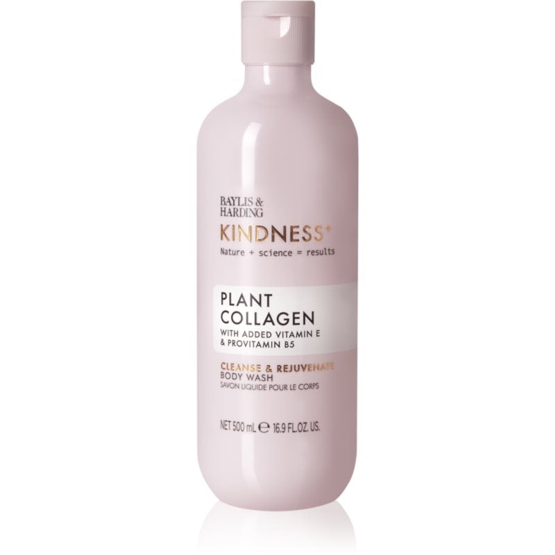 Baylis & Harding Kindness+ Plant Collagen ревитализиращ душ гел аромати Coconut Milk & Rose Water