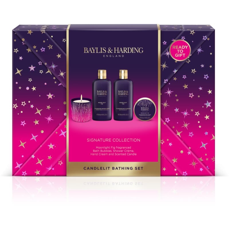 Baylis & Harding Fig & Pomegranate подаръчен комплект за тяло Moonlight Fig - Комплект - Сравни цени от 1 магазин с безплатна доставка
