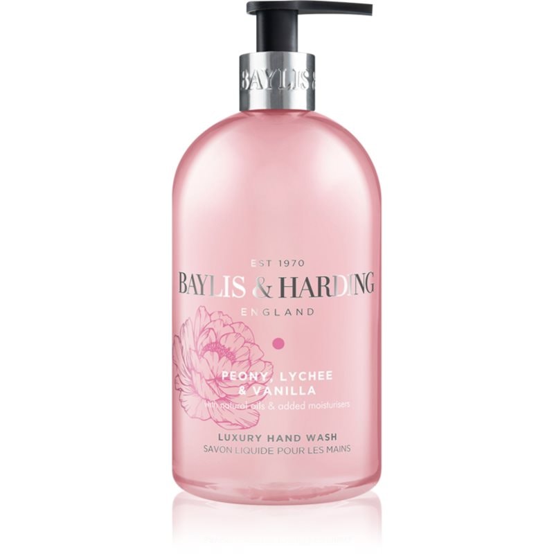 Baylis & Harding Baylis & Harding Peony, Lychee & Vanilla течен сапун за ръце с хидратиращ ефект - Унисекс парфюм 500мл - Сравни цени от 1 магазин с безплатна доставка