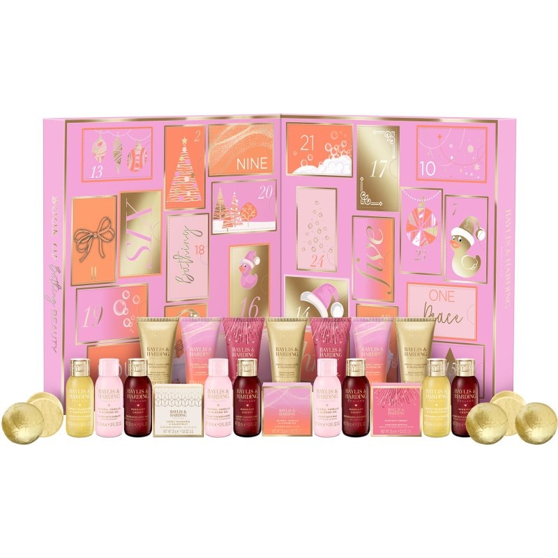 Baylis & Harding 24 Days of Beauty Jojoba, Vanilla & Almond Oil коледен календар - Комплект - Сравни цени от 1 магазин с безплатна доставка