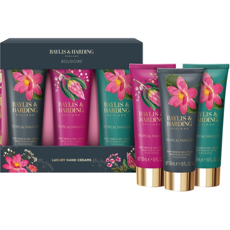 Baylis & Harding Boudoire Tropical Paradise крем за ръце подаръчен комплект - Комплект - Сравни цени от 1 магазин с безплатна доставка