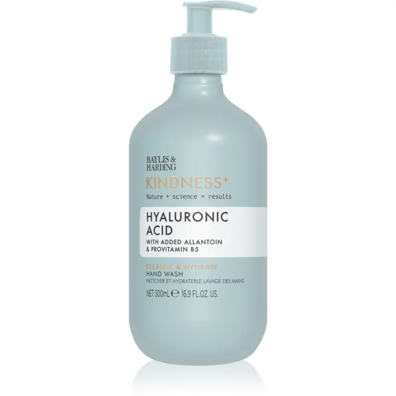 Baylis & Harding Kindness+ Hyaluronic Acid течен сапун за ръце с хидратиращ ефект аромати Pear & Neroli