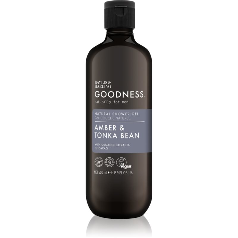 Baylis & Harding Goodness Amber & Tonka Bean душ-гел за мъже - Грижа за тяло - Сравни цени от 1 магазин с безплатна доставка